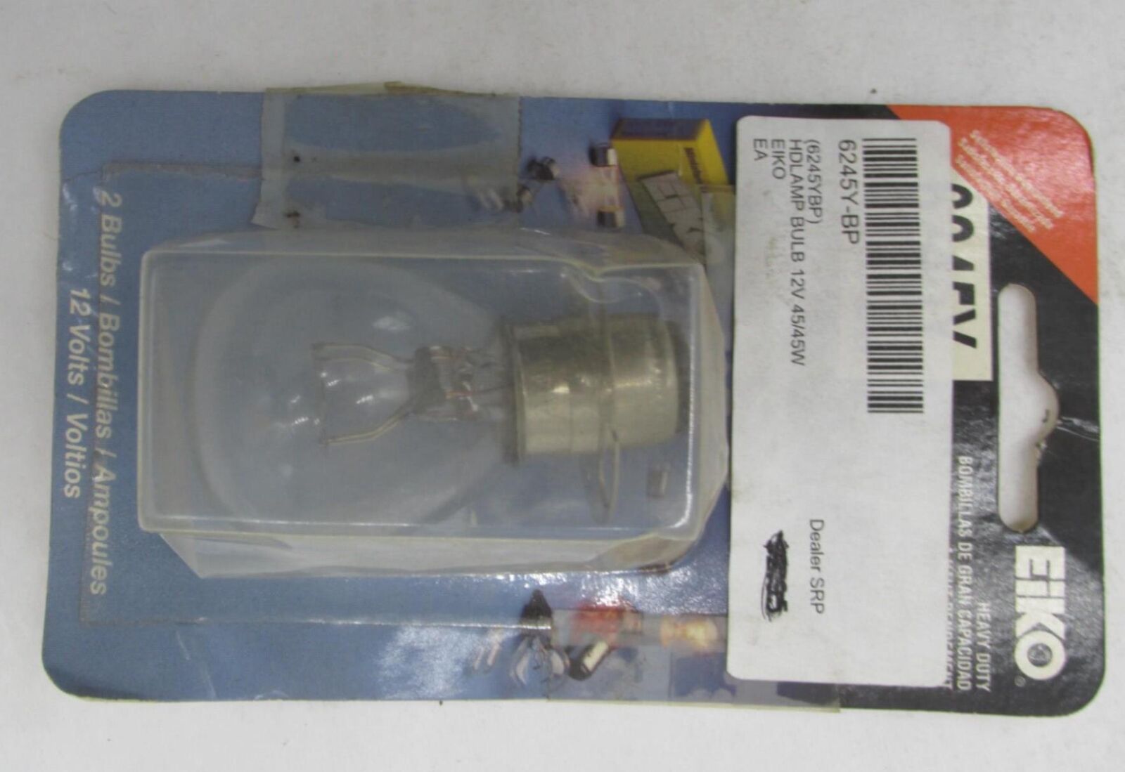 Eiko 6245Y HD 12V 45/45W 6245Y-BP Light Bulb