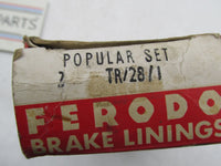 Ferodo NOS Motorcycle Drum Brake Linings BSA TB25 B44 A65 A75 Triumph TR/28/1