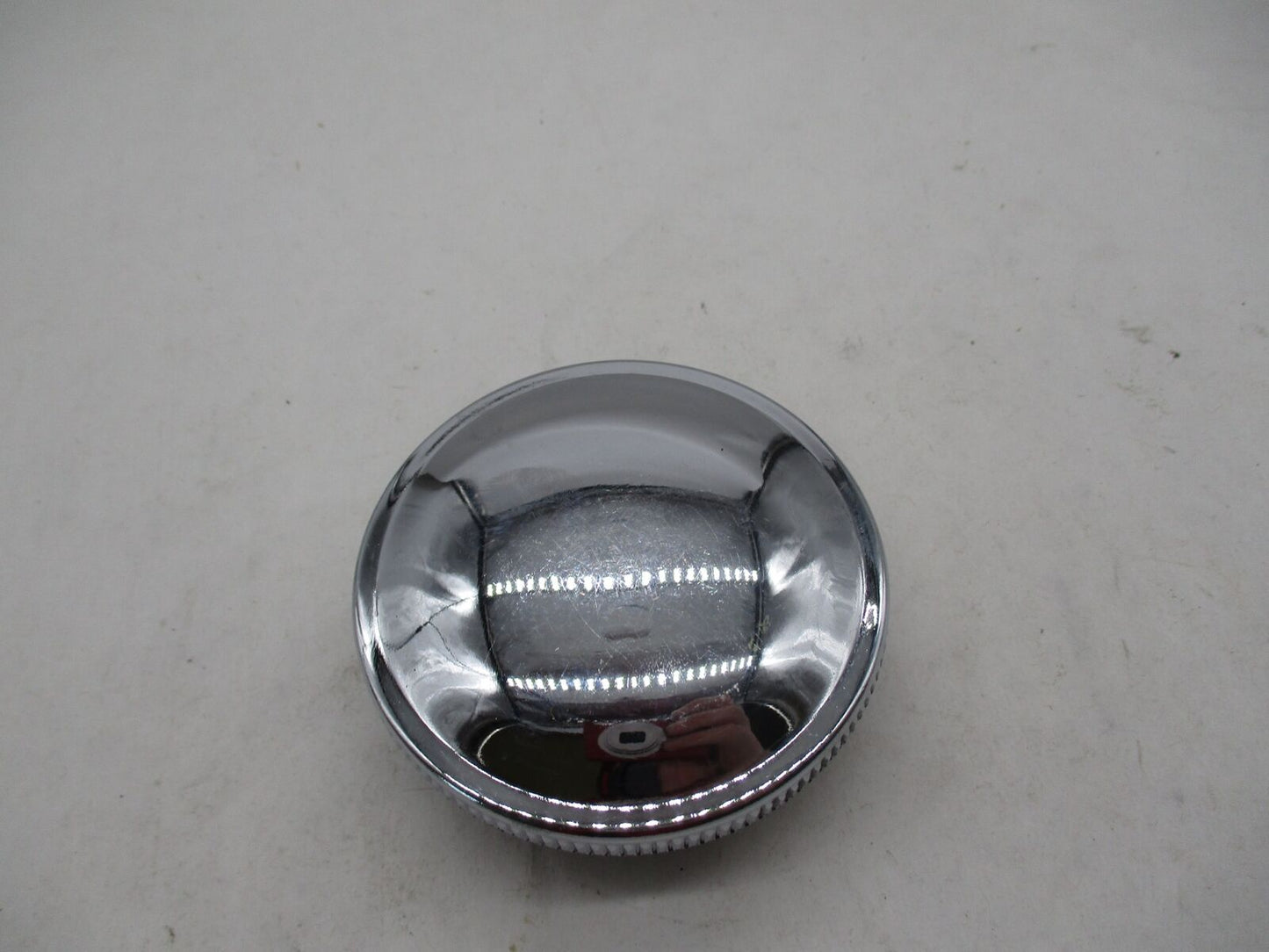 Harley Davidson Chrome Flat Smooth Top Gas Tank Cap
