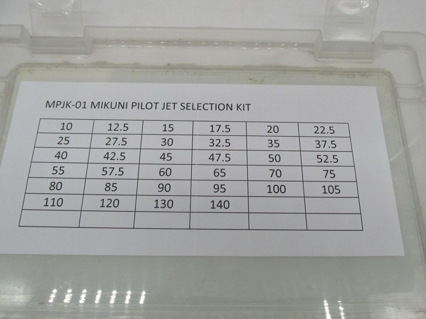 Large Mixed lot of EBC Motorcycle Mikuni Brass Machined Carb Pilot Jets MPJK-01