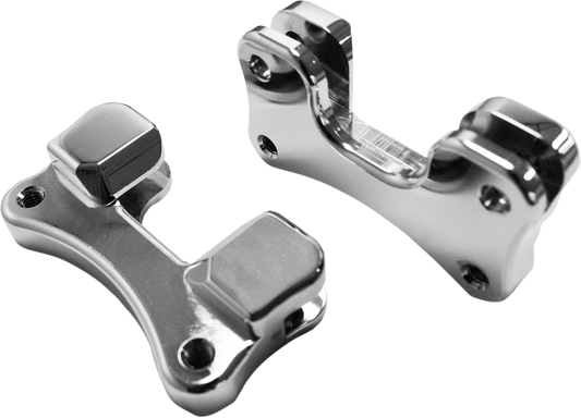 Drag Specialties Fender-To-Fork Adapter for 21in. Wheel Chrome 1410-0095