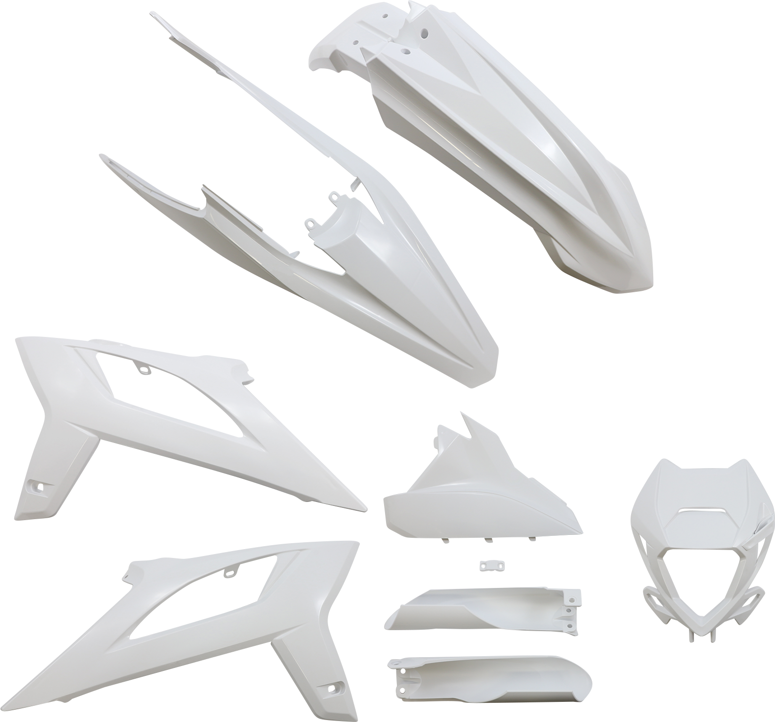 Acerbis Full Body Replacement Plastic Kit White 2936266812