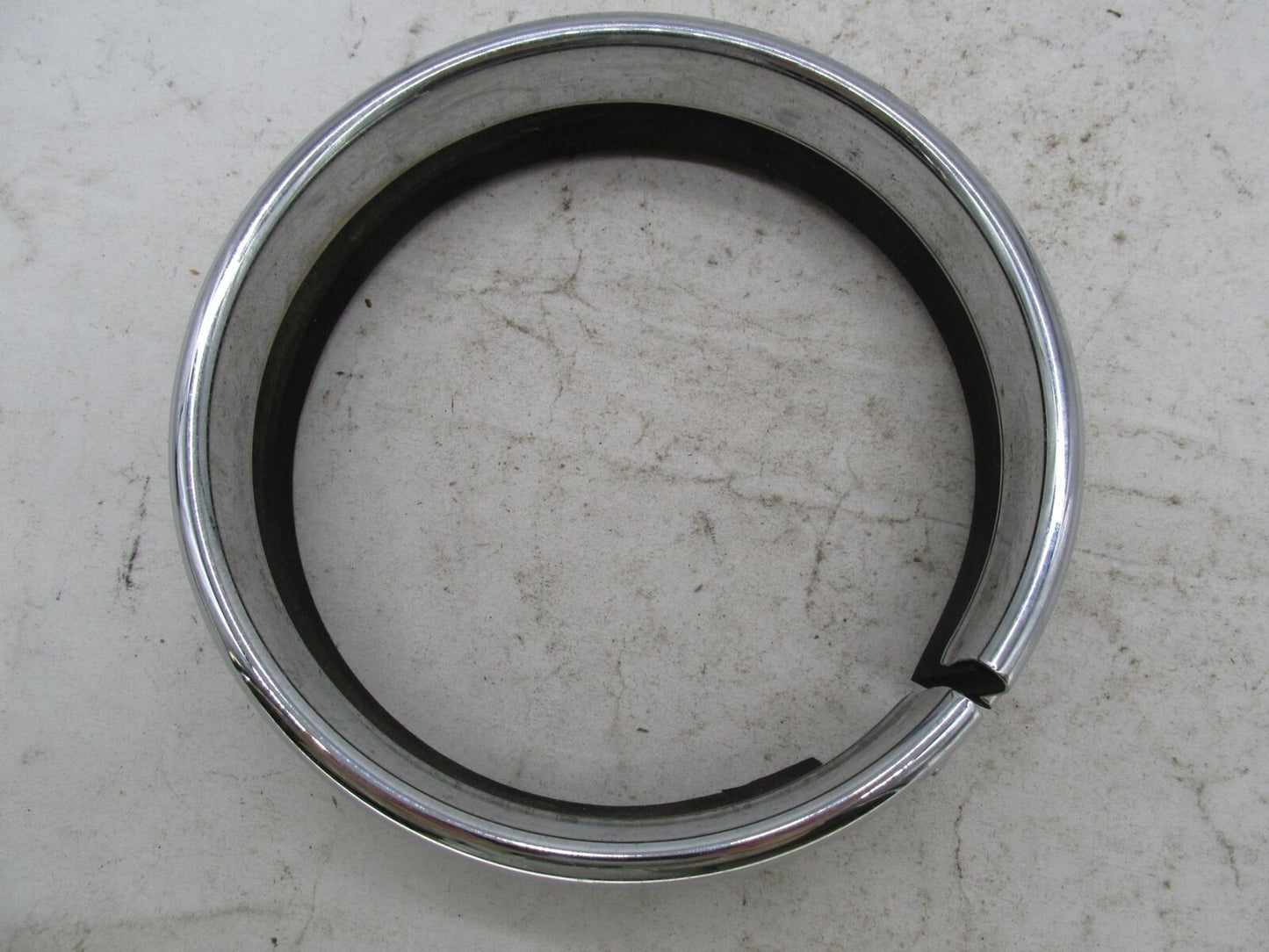 Harley Davidson Chrome Headlight Trim Ring 5.5" 1.75" Deep