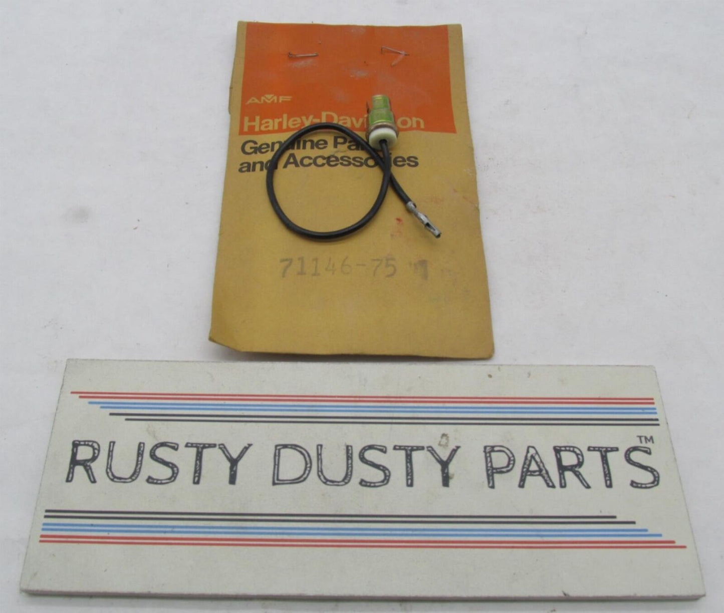 Harley-Davidson Genuine NOS Dyna Sportster XL FX Bulb Socket & Wire 71146-75