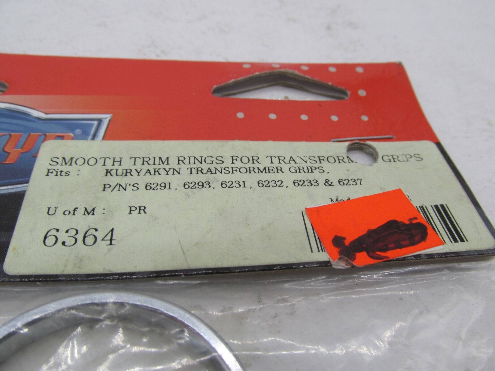 Kuryakyn Harley Davidson Smooth Chrome Trim Rings for Transformer Grips 6364