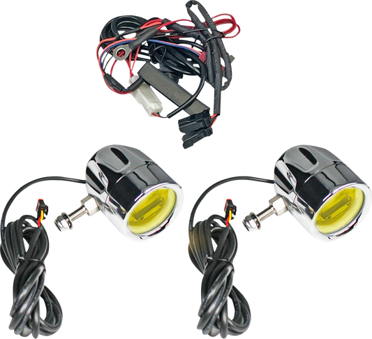 Custom Dynamics ProBEAM LED Halo Fog Lights PB-FOG-UNV-YC