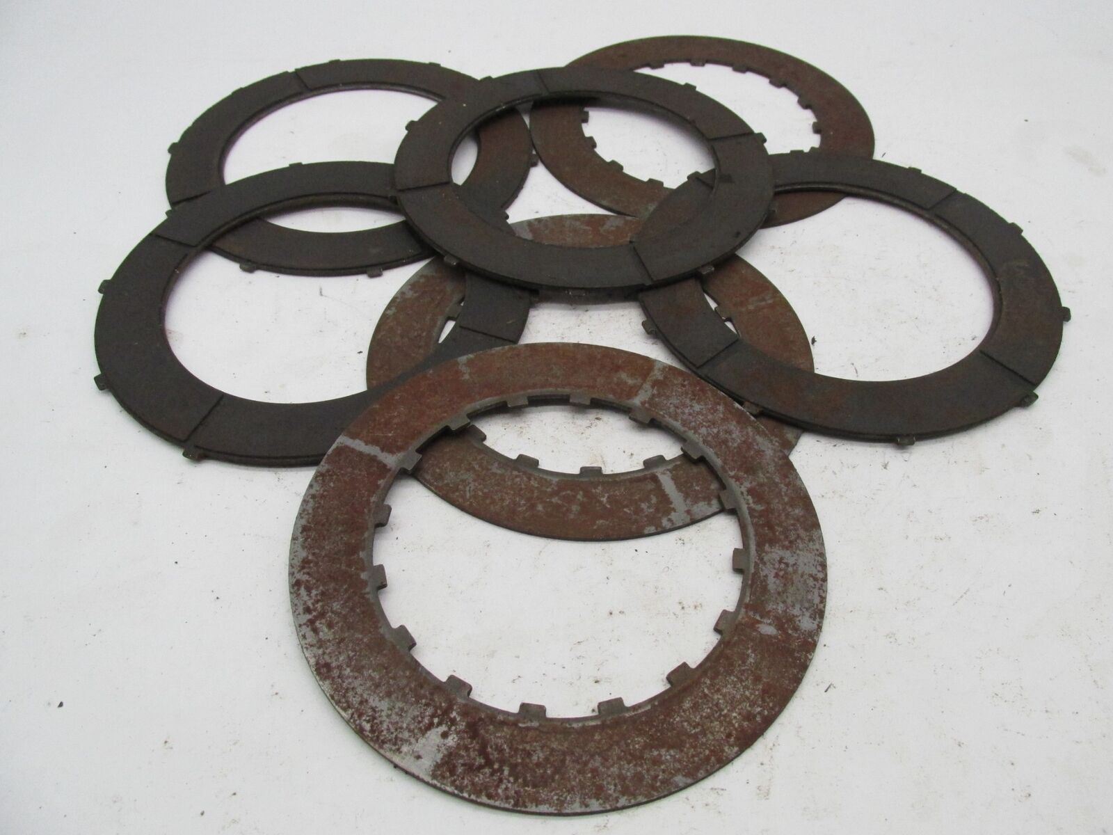 Lot of 7 Vintage Original BSA Triumph Clutch Plates