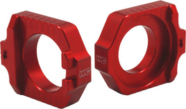 Works Connection Elite Axle Blocks Red 17-255