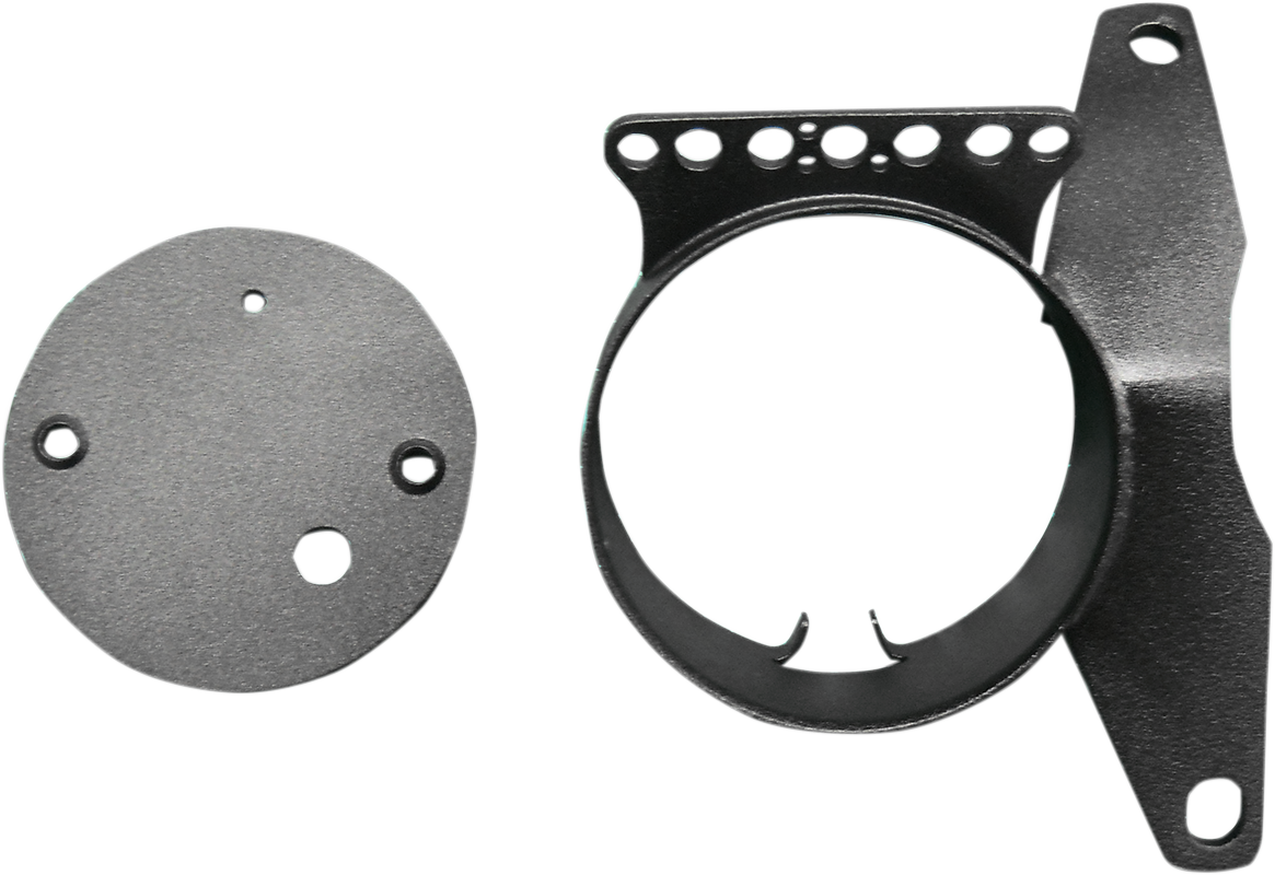 Drag Specialties Speedometer Relocation Brackets Black 2210-0359