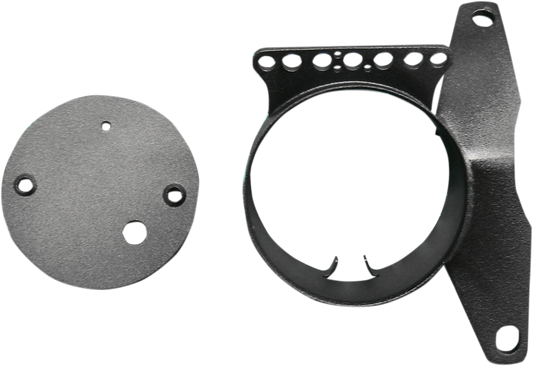 Drag Specialties Speedometer Relocation Brackets Black 2210-0359
