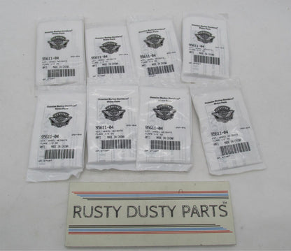 Lot of 8 Harley Davidson Genuine NOS Wheel Weights Flame Kit 95611-04