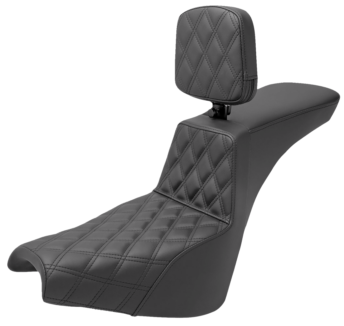 Saddlemen Tour Step Up Seat - Rider Backrest 818-30-192BR