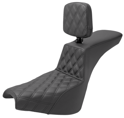 Saddlemen Tour Step Up Seat - Rider Backrest 818-30-192BR