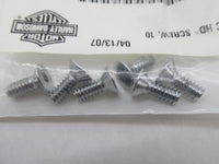 Lot of 6 Harley Davidson Genuine NOS Flat Head Hex Screw 3645