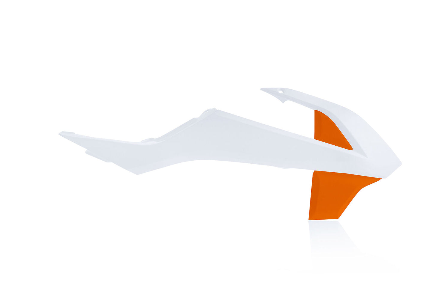 Acerbis Radiator Shrouds White/16 Orange 2449706813