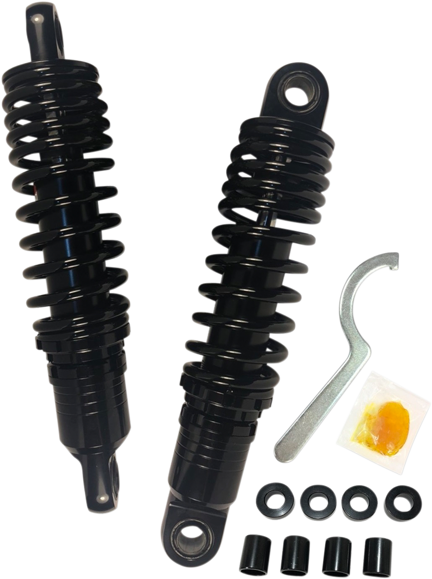 Drag Specialties Premium Ride-Height Adjustable Shocks 1310-1828