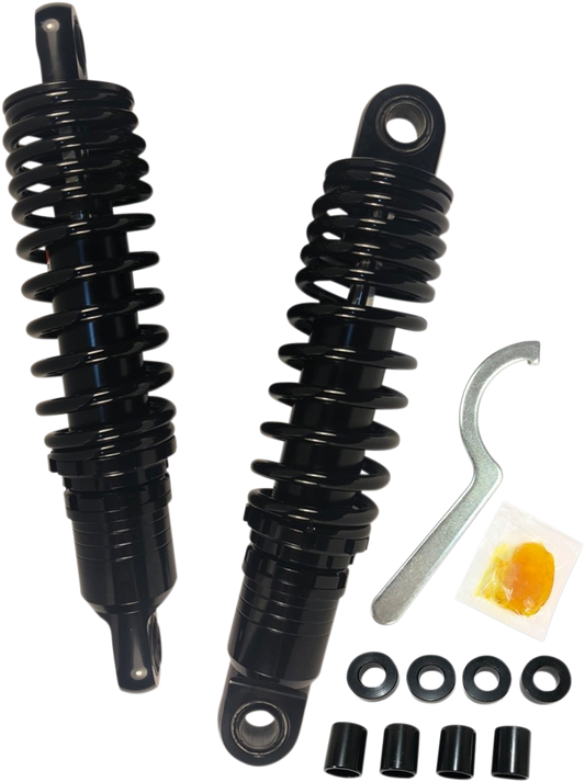 Drag Specialties Premium Ride-Height Adjustable Shocks 1310-1828