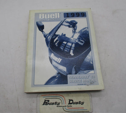 Buell Official Factory 1999 Thunderbolt S3 Service Manual 99489-99Y