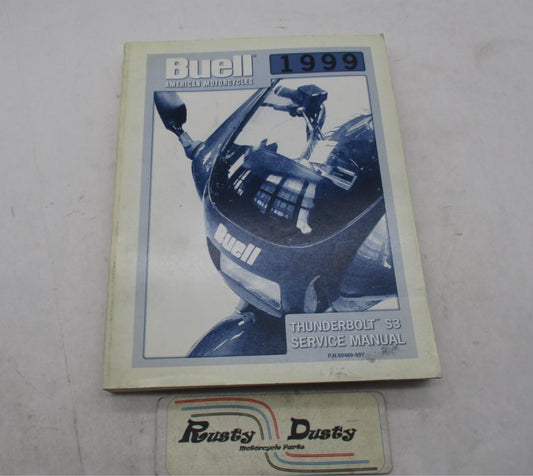 Buell Official Factory 1999 Thunderbolt S3 Service Manual 99489-99Y