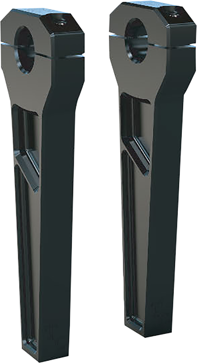 Todd's Cycle 1" Clamping Riser 8" Rise Black TD-R11-08B