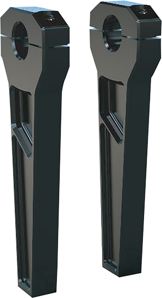 Todd's Cycle 1" Clamping Riser 8" Rise Black TD-R11-08B