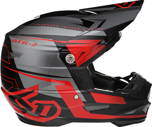 6D HELMETS ATR-2 Mach Helmet Red/Gray/Black Large 123327