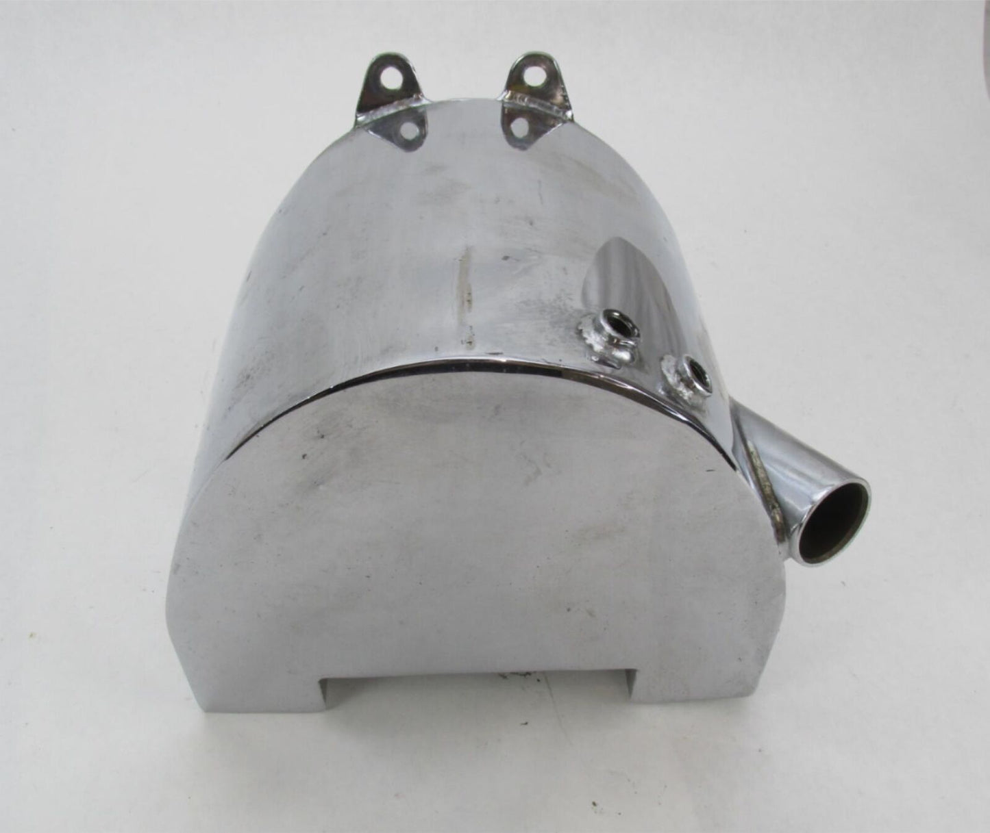 Harley Davidson Chrome Custom Chopper Large Capacity Horseshoe Oil Tank New Look