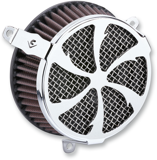Cobra Air Cleaner Kit Chrome Swept 606-0101-01-SB