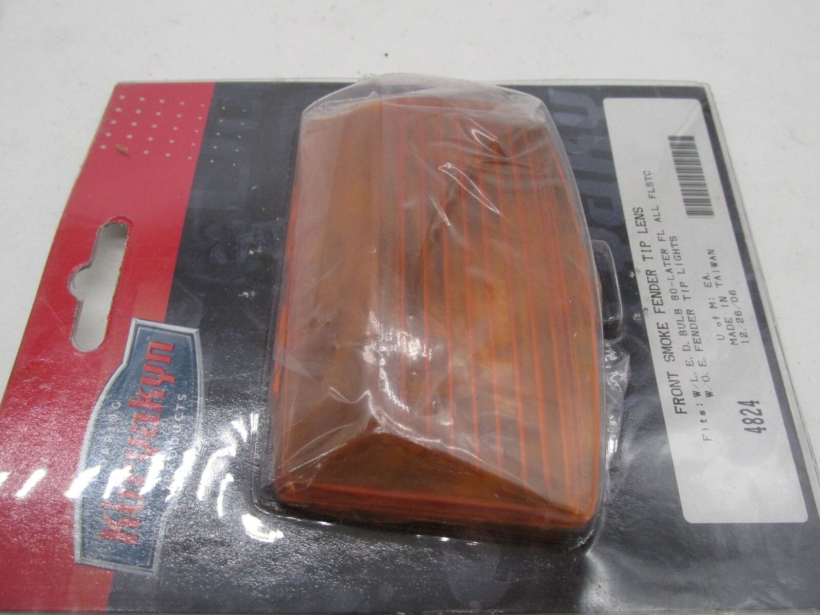 Harley Davidson Genuine Amber Fender Tip Marker Light Lens