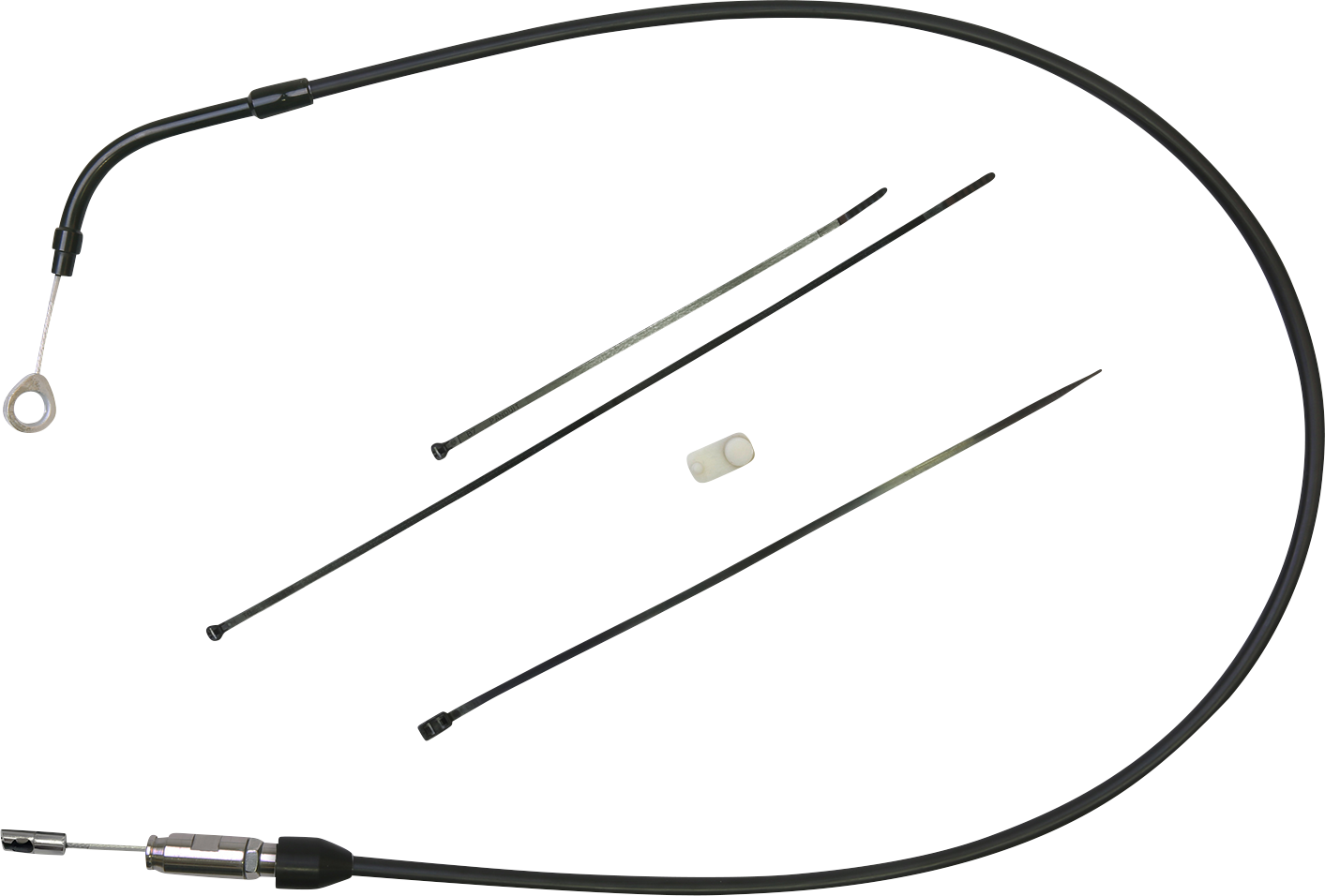 Drag Specialties Upper Clutch Cable 41" Black/Black 0652-2887