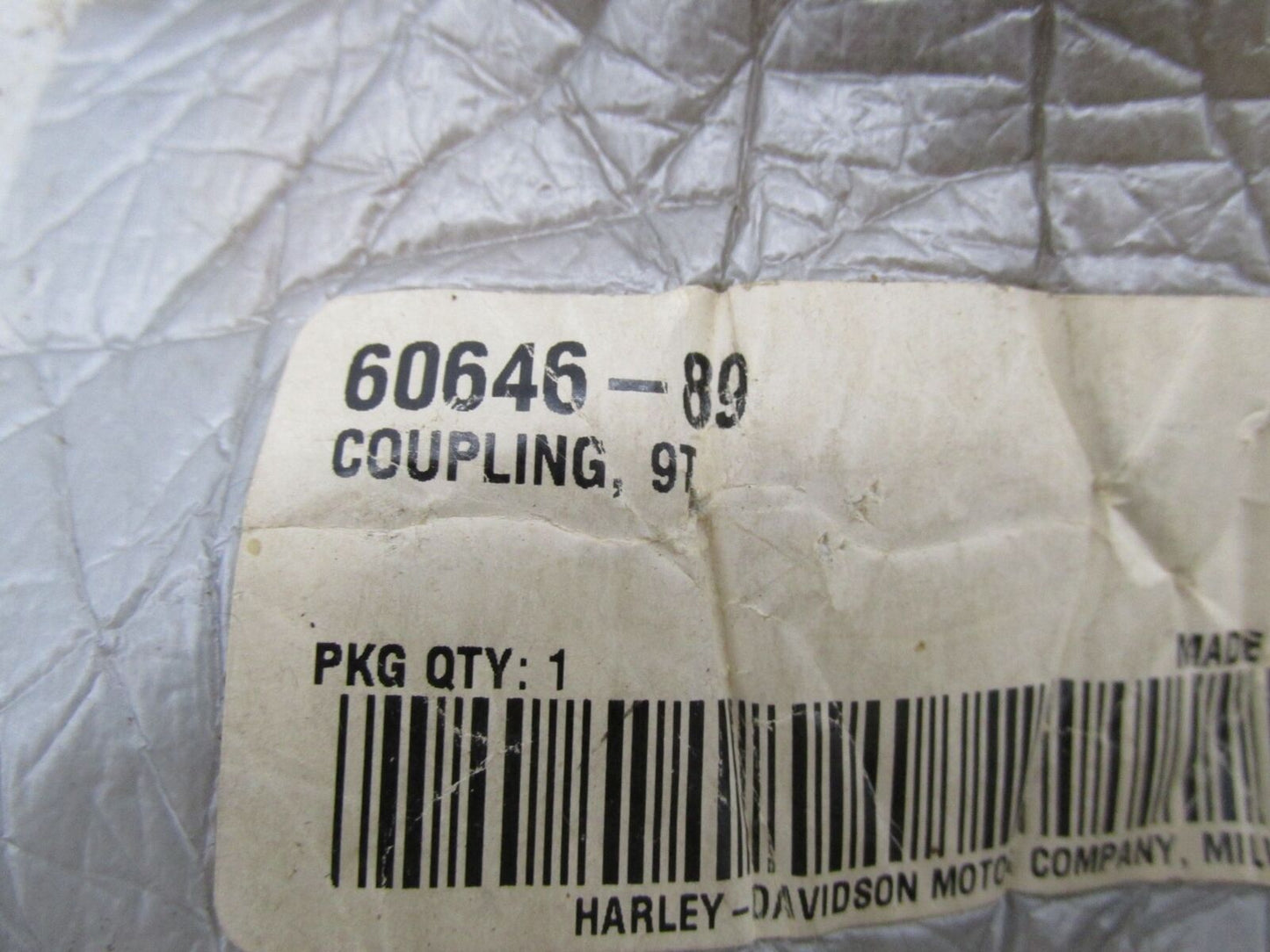 Harley Davidson Genuine NOS 9T 9 Tooth Starter Coupling 84-90 EVO 60646-89