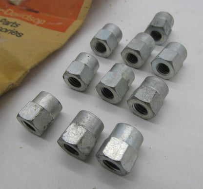 Lot of 10 Harley Davidson Genuine NOS Aermacchi Handlebar U-bolt Nuts 45637-72P