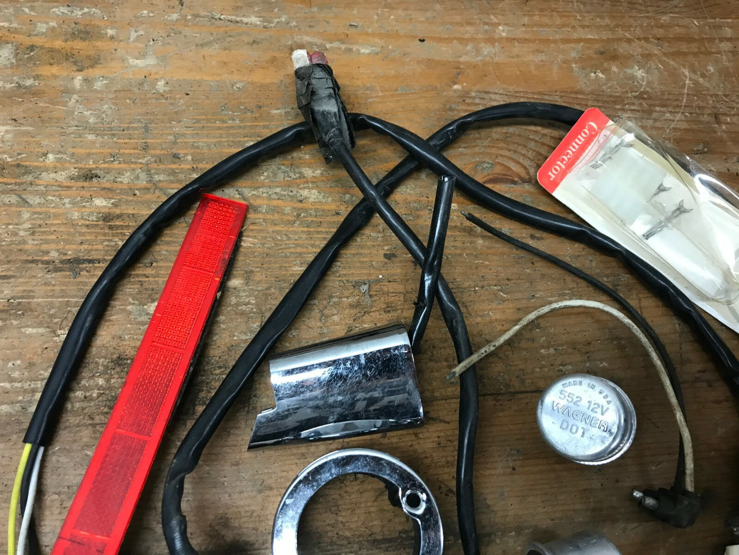 Mixed lot Harley Davidson Turn Signals Housing Blinker Wiring Parts  L