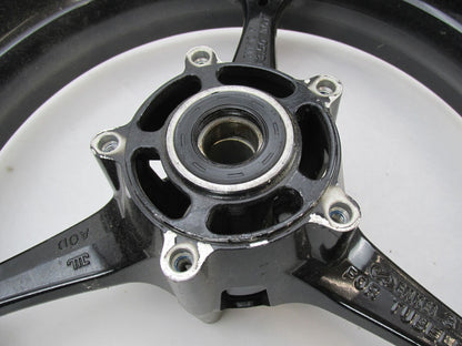 Enkei Motorcycle Tri Spoke 3 Spoke 17x3.5" Black Front Wheel