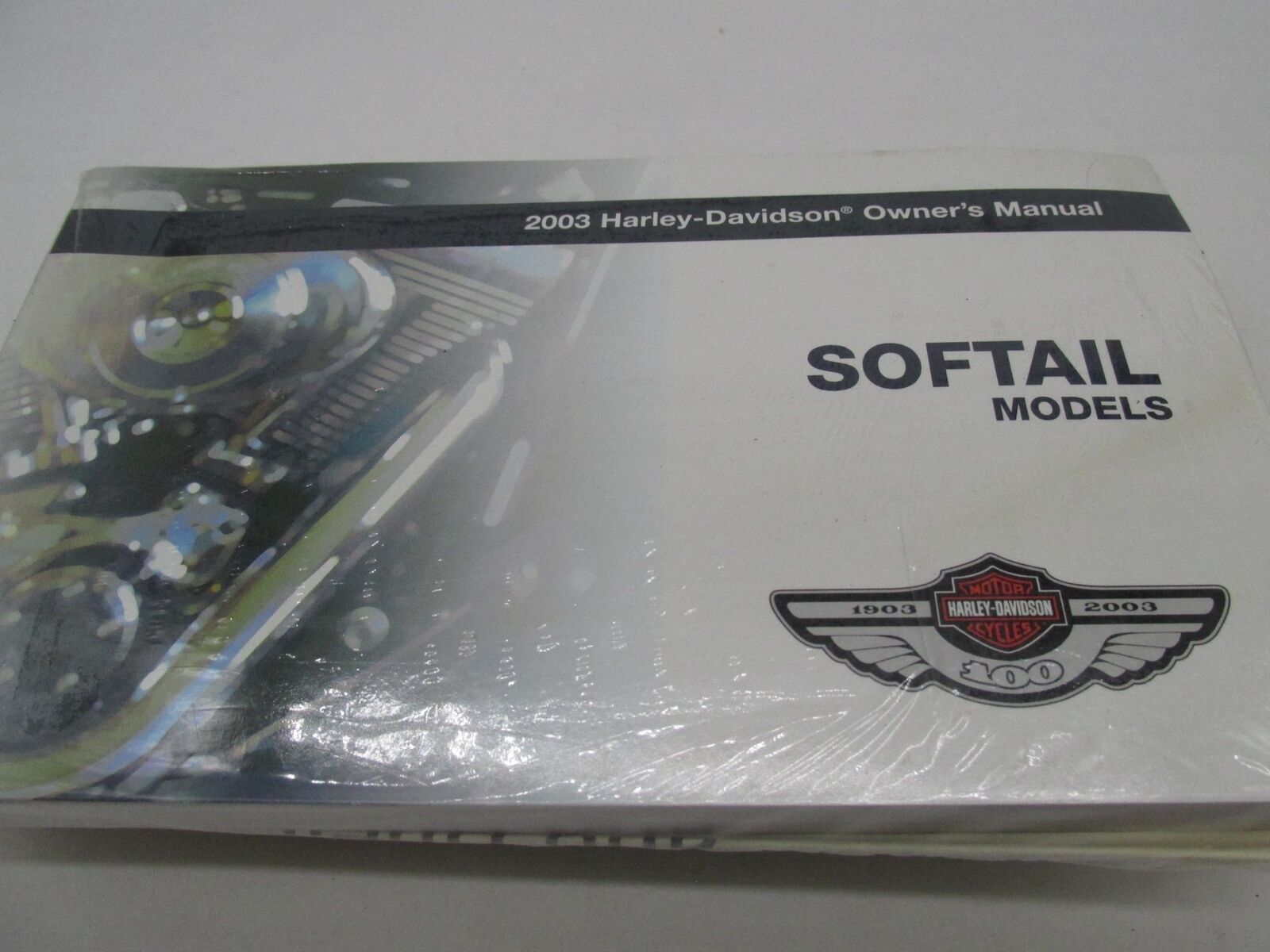 Harley Factory 2003 100th Anniversary Softail Owner's Manual 99588-03D 99469-03
