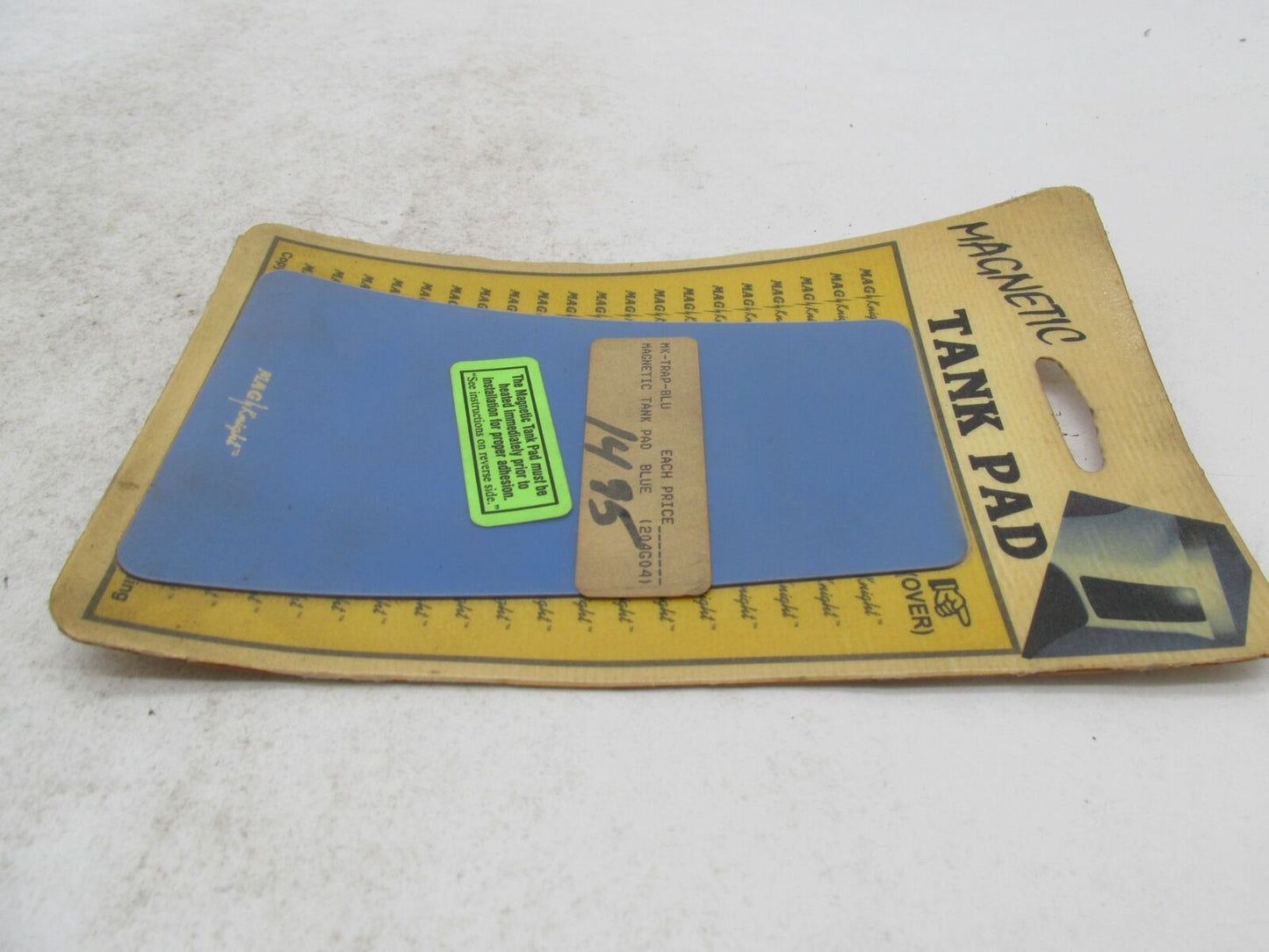 Mag Knight Universal Motorcycle Blue Magnetic Tank Pad MK-TRAP-BLU