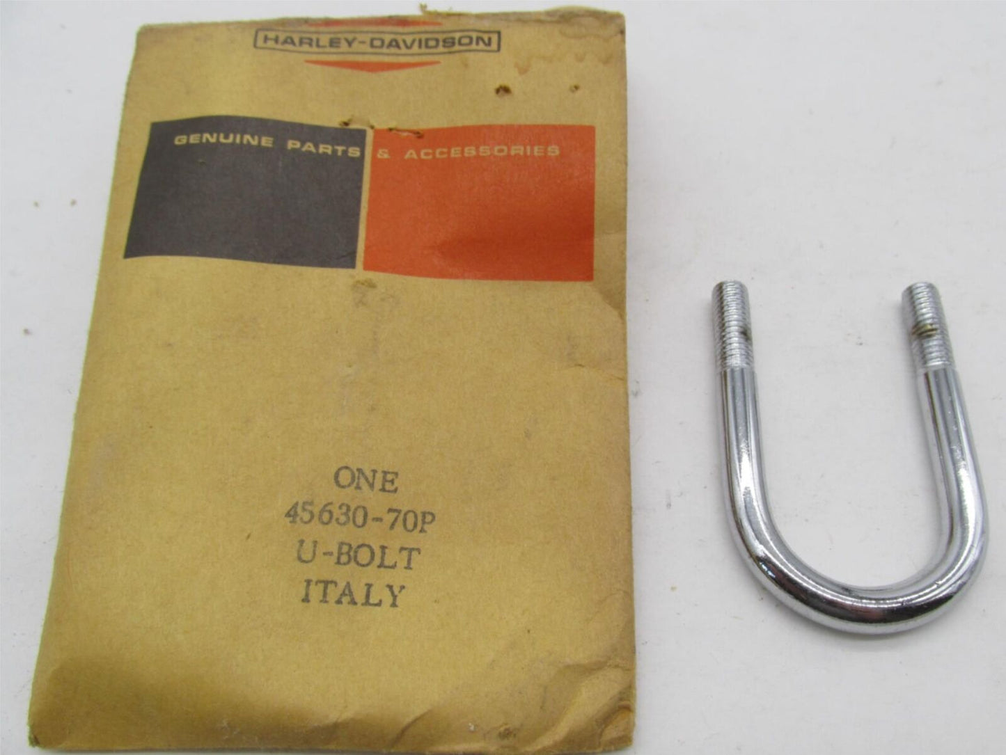 Harley Davidson Genuine NOS Aermacchi Chrome U-Bolt 45630-70P