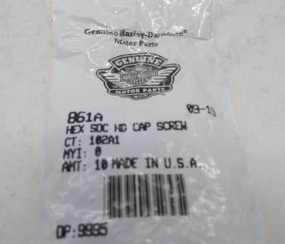 Lot of 4 Harley-Davidson Genuine NOS Hex Socket Head Grade 8 Screws 861A