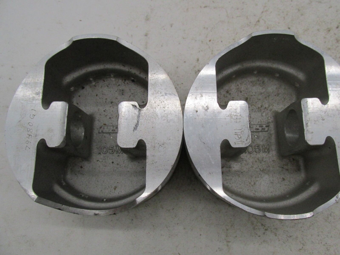 Pair of Harley Davidson Ross NOS High Performance Over Sized 105MM Pistons