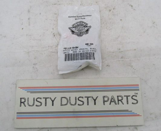 Pack of 2 Harley Davidson Genuine NOS 2-Way Socket Housings 72112-94BK