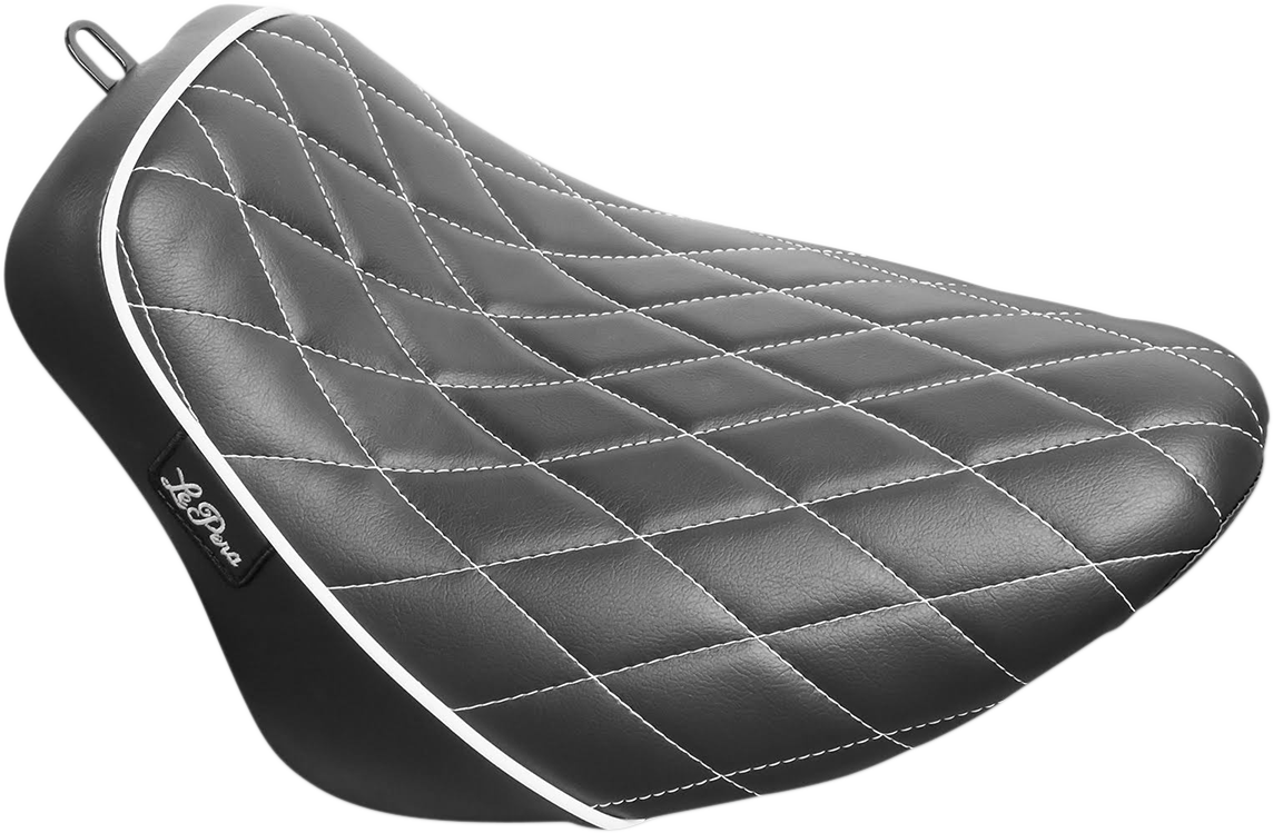 Le Pera Bare Bones Solo Seat Diamond - Black White LYX-007DMWTP