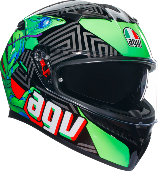 AGV K3 Kamaleon Helmet Black/Red/Green XL 2118381004013XL