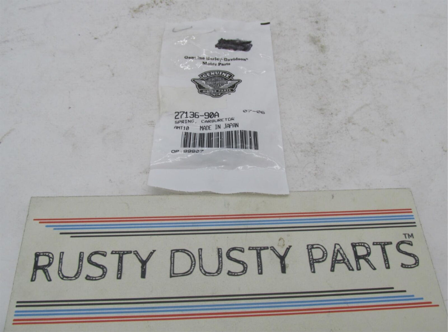 Lot of 5 Harley-Davidson Genuine NOS Carburetor Springs 27136-90A