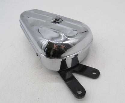 Harley Davidson Shovelhead Chrome Tool Box w/ Bracket NO Key Nice Condition