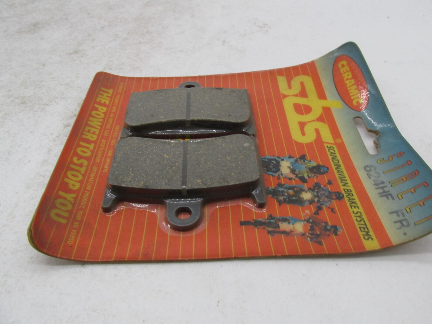 SBS Motorcycle Ceramic Front Street Brake Pads Pad Set Suzuki GSXR 624HF