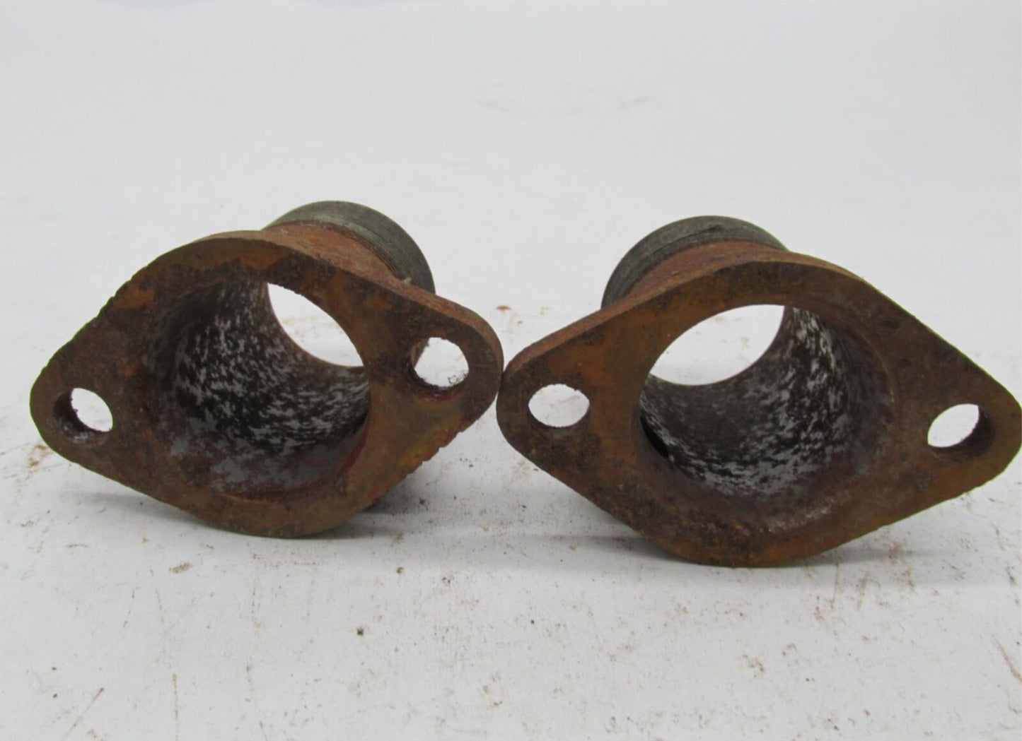 Pair of Vintage Triumph Pre-unit Intake Manifolds T120