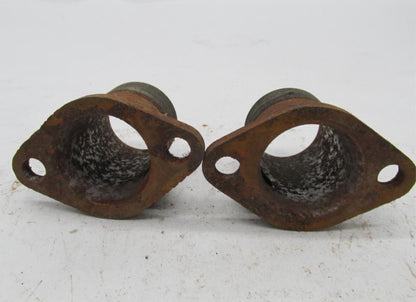 Pair of Vintage Triumph Pre-unit Intake Manifolds T120