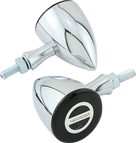 Highsider Rocket Bullet Turn Signals Chrome 204-349