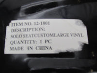 Harley Universal Motorcycle Solo Seat Custom Large Vinyl 12-1801