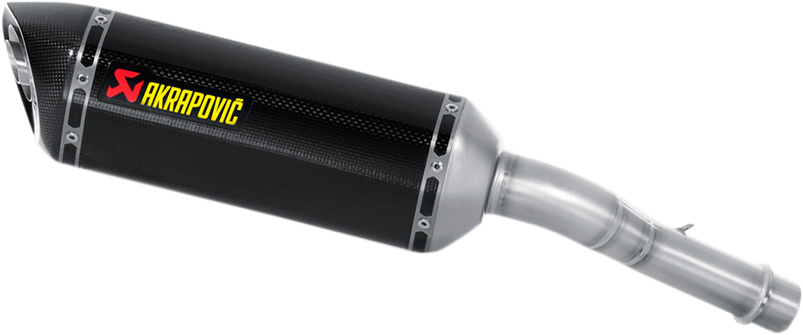 Akrapovic Slip-On Muffler Black Titanium/Carbon Fiber S-K10SO20-HZC